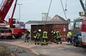 LKW umgestuerzt Niehler Hafen P228